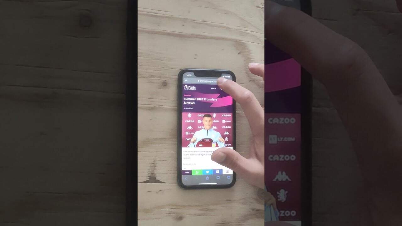 Søgning på en side