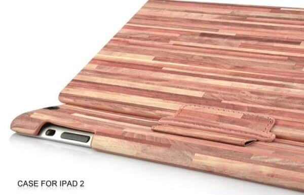 eco-friendly wood case – rød