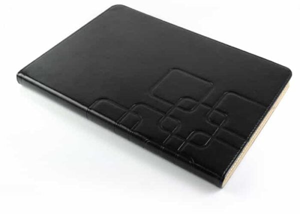 Ipad Air (ipad 5) (a1474, A1475, A1476) - Firkant Mønster Pu Læder Cover Med Kort Slots - Blå