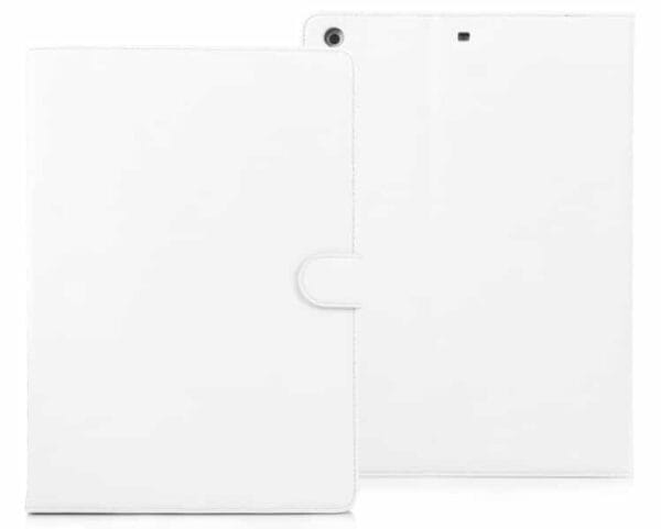 Ipad Air (ipad 5) (a1474, A1475, A1476) - Sydkoreansk Stil Pu Læder Stand Cover - Hvid