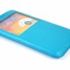 Samsung Galaxy Note 3 – Pu Læder Cover Med Vinduesåbning – Blå