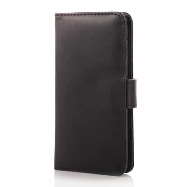 Iphone 6/6s - Luksus Magnet Pu Læder Etui Med Kort Slots - Sort