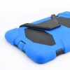 Ipad Mini 1/2/3 – Cool Robot Silikone Stand Hard Cover – Blå
