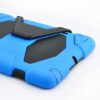 Ipad Mini 1/2/3 – Cool Robot Silikone Stand Hard Cover – Blå