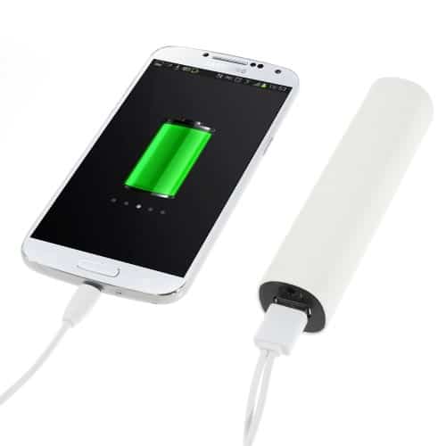 PowerBank 3 I 1 Ekstra Batteri Og Højtaler Hvid Fra PrisPresseren