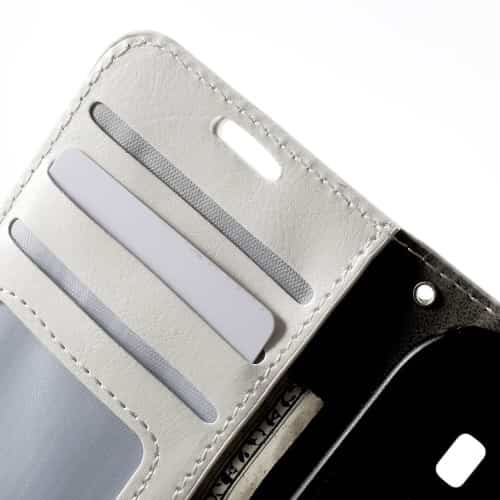 Samsung Galaxy Ace Style / Ace 4 – Pu Læder Cover Med Skind Mønster – Hvid