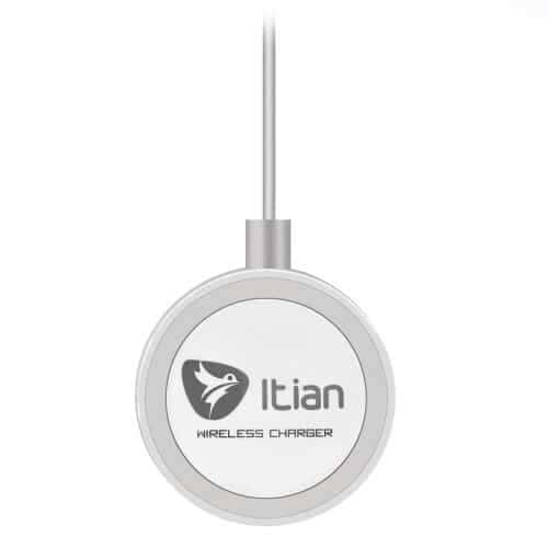 Itian Qi Trådløs Charging Pad Til Samsung Lg Nokia - Hvid