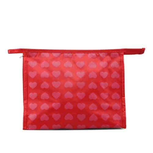 Studio - Kosmetik taske med røde hjerter