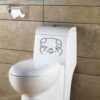 Hjemme Dekoration Gisling Aftagelig Toilet Sticker – 15 X 16 Cm
