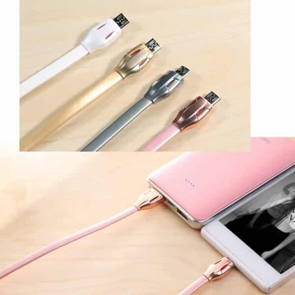 Remax 2.1 Micro Usb Chard Sync Kabel - Rosaguld