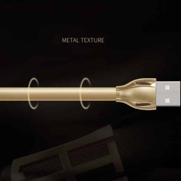 Remax 2.1 Micro Usb Chard Sync Kabel - Champagne Guld