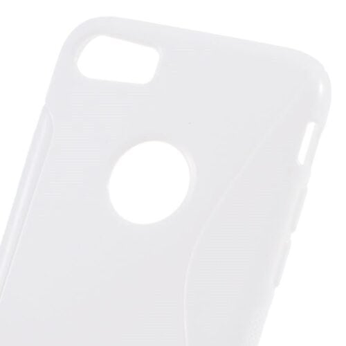 Iphone 7 - S Shape Tpu Etui - Hvid