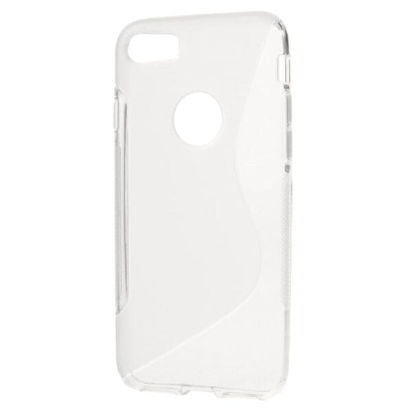 Iphone 7 - S Shape Tpu Etui - Transparent