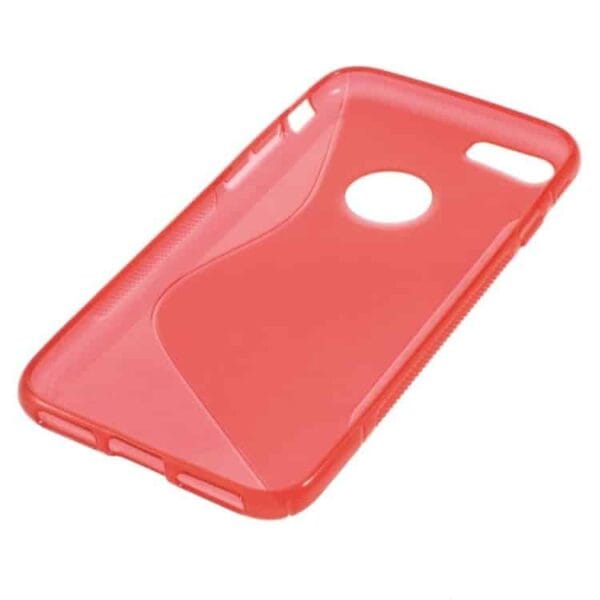 Iphone 7 - S Shape Tpu Etui - Rød