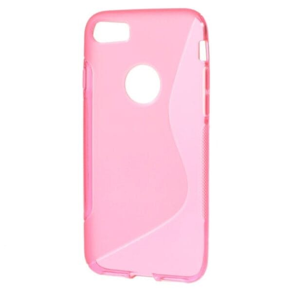 Iphone 7 - S Shape Tpu Etui - Rosa