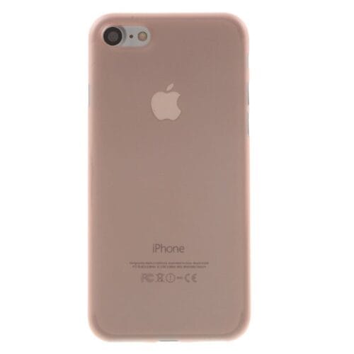 Iphone 7 - Ultra Tynd 0.3mm Hard Pc Cover - Pink