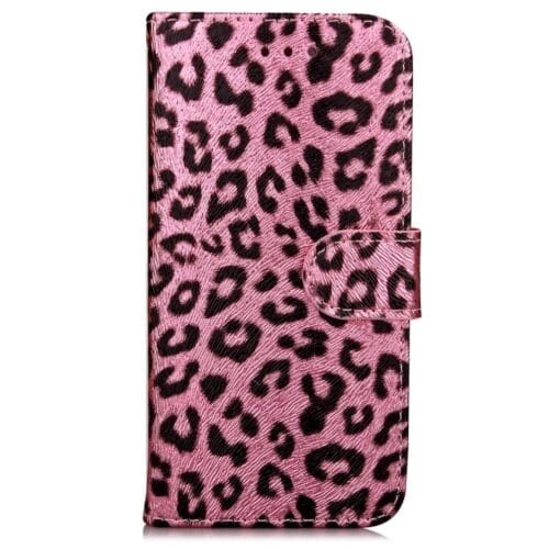 Iphone 7 Plus - Pu Læder Cover Med Kortslots - Pink