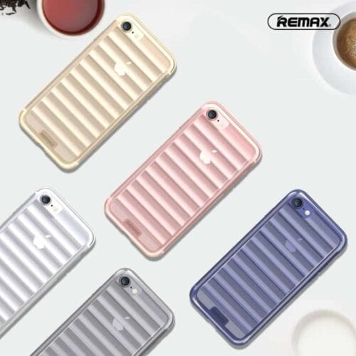 Iphone 7 - Remax Wave Design Tpu Cover - Guld