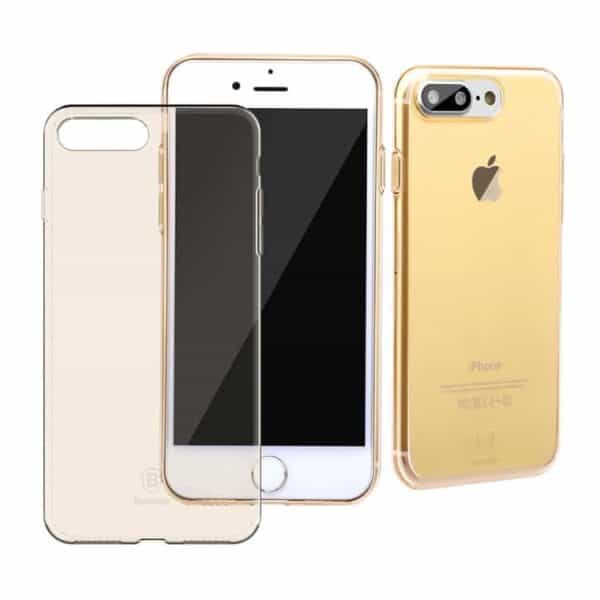 Iphone 7 Plus - Baseus Simple Series Tpu Cover - Guld