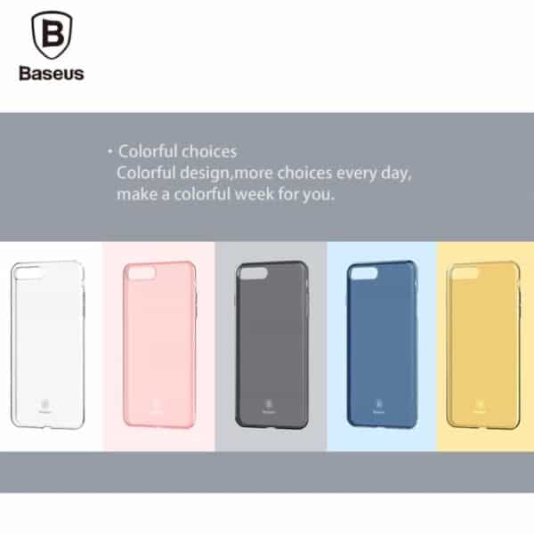 Iphone 7 Plus - Baseus Simple Series Tpu Cover - Guld