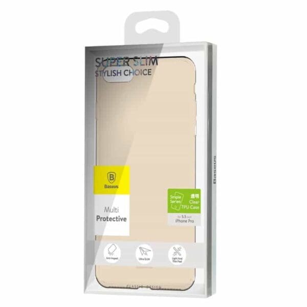 Iphone 7 Plus - Baseus Simple Series Tpu Cover - Guld