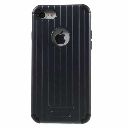 Iphone 7 - Pc + Tpu Hybrid Cover - Mørkeblå