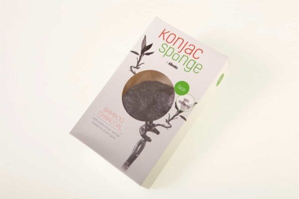 Konjac - Dry Sponge Halfball Face - Bamboo