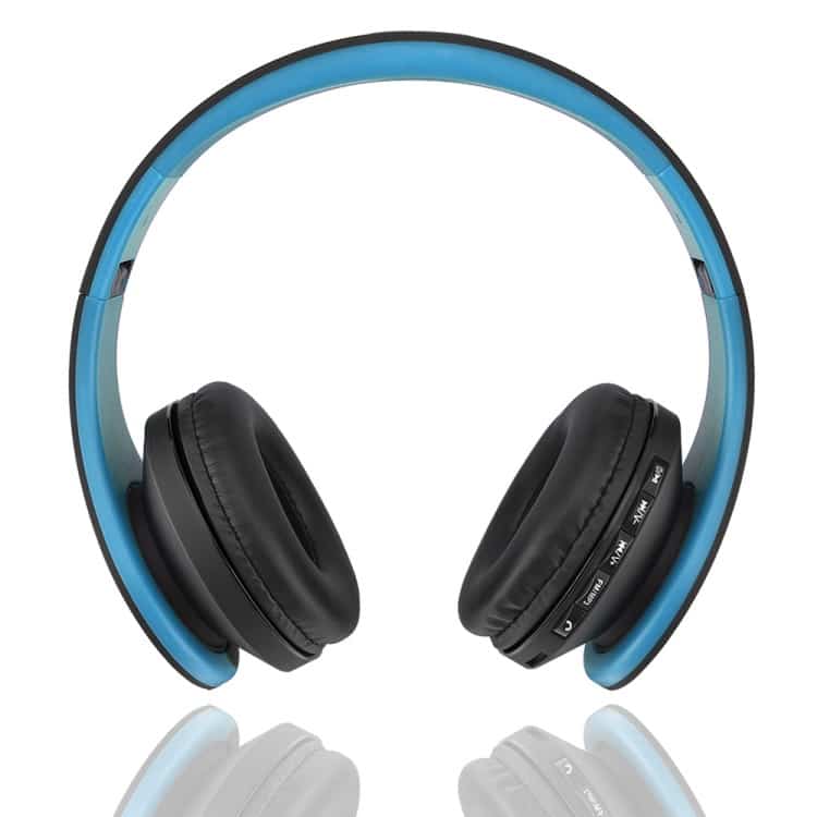 Bth-811 4-i-1 På-øre Trådløs Bluetooth Hovedtelefon Med Mikrofon Support Fm/aux-in/tf Card – Blå