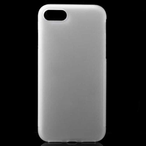 Iphone 7 - Spinkelt Skridsikkert Tpu Gummi Cover - Transparent