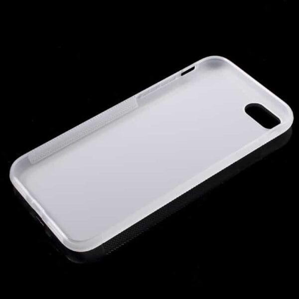 Iphone 7 - Spinkelt Skridsikkert Tpu Gummi Cover - Transparent