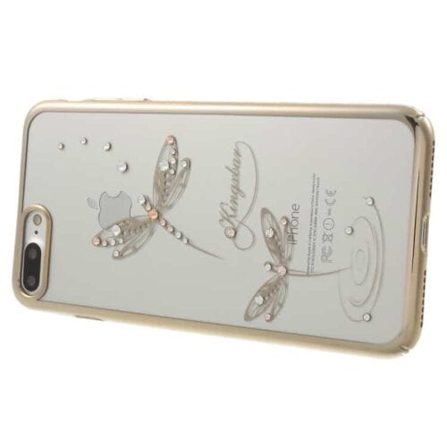 Iphone 7 Plus - Kingxbar Star Series Swarovski Diamant Pc Back Cover - Jade Guldsmed
