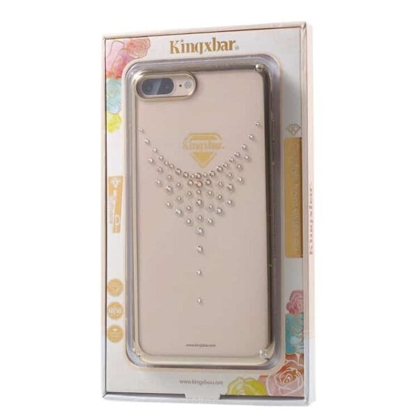 Iphone 7 Plus - Kingxbar Star Series Swarovski Diamant Pc Back Cover - Stjerne Af Himlen