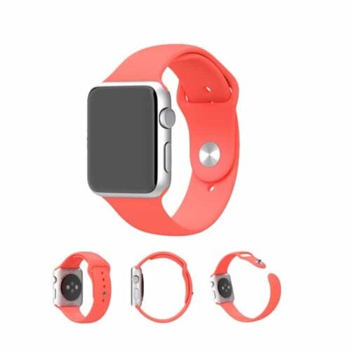 Apple Watch 38mm - 40mm Xincuco Silikone Sportsarmbånd - Vandmelon Rød