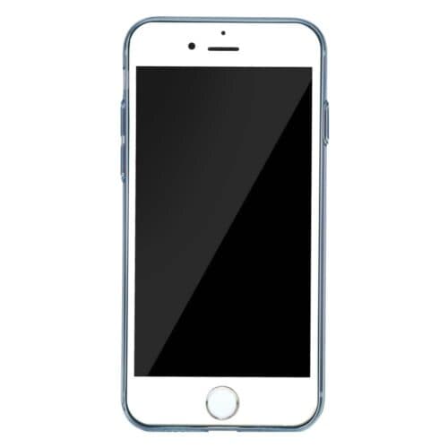 Iphone 8 - Klart Gummi Cover - Baseus - Blå