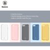 Iphone 8 - Klart Gummi Cover - Baseus - Blå