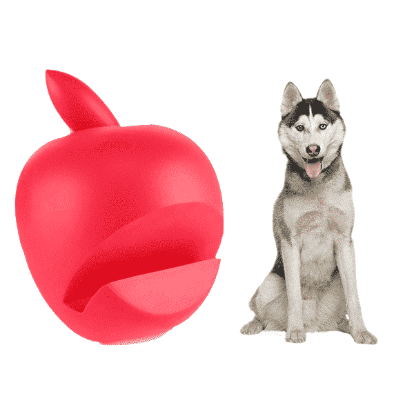 #3 - Æble hundelegetøj i Rød
