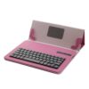 Dansk Bluetooth Tastatur Med Læder Etui Til Ipad Air 1 – Rosa