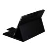 ipad pro 12.9 (a1584, a1652) – aftageligt dansk layout trådløst bluetooth tastatur m. pu læder cover og stand – sort