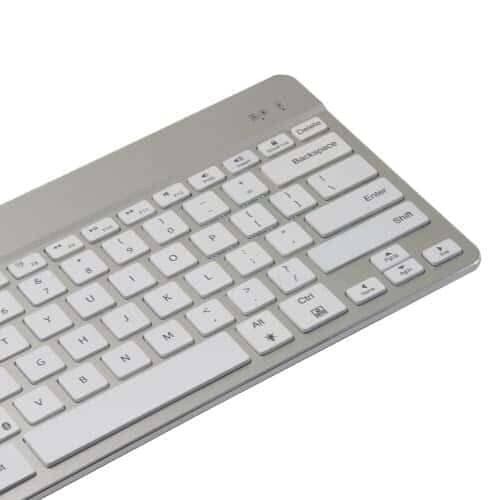 Trendgear F16s Dansk Layout Trådsløst Bluetooth Tastatur M/led Backlight – Sølv