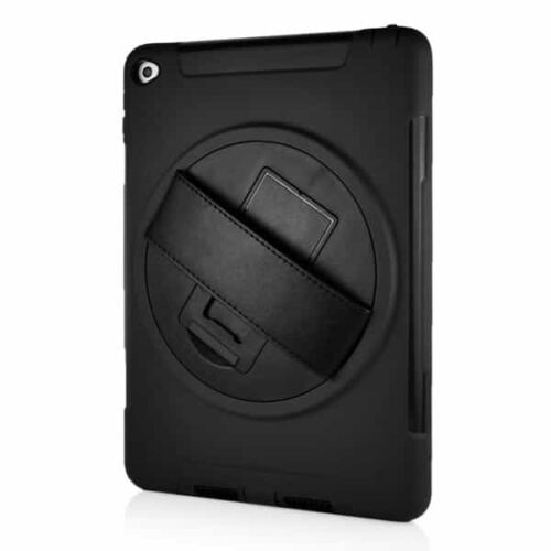 Ipad Air 2 (a1566, A1567) – Smooth Touch Screen Pc Og Tpu Etui Med Bælte – Sort