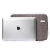 Macbook 15″ – Tweed Laptop Etui Med Lynlås – Brun