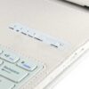 Ipad Pro 12.9 (a1584, A1652) – Aftageligt Dansk Layout Trådløst Bluetooth Tastatur M. Pu Læder Cover Og Stand – Hvid