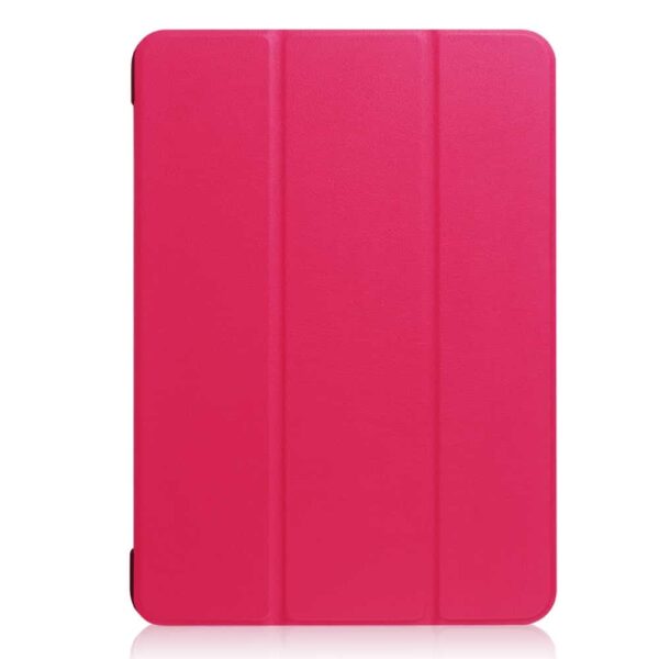 Lyserødt tabletcover med foldbart design