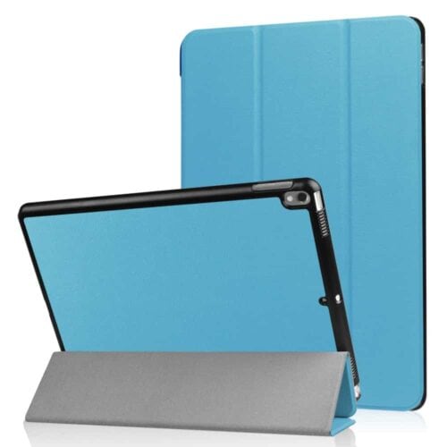 a blue and black tablet case
