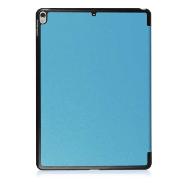 a blue tablet case with a black border