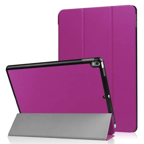 iPad Pro 10,5" (2017) (A1701, A1709) - Tri-fold Stand kunstig Læder Cover - Lilla