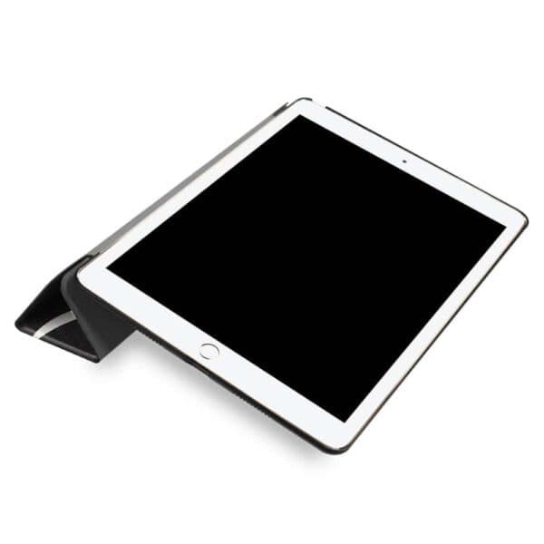 a white tablet with a black screen