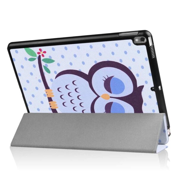 a tablet case with a cartoon owl on it