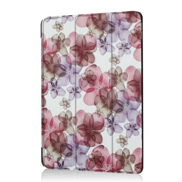a case with flowers on it