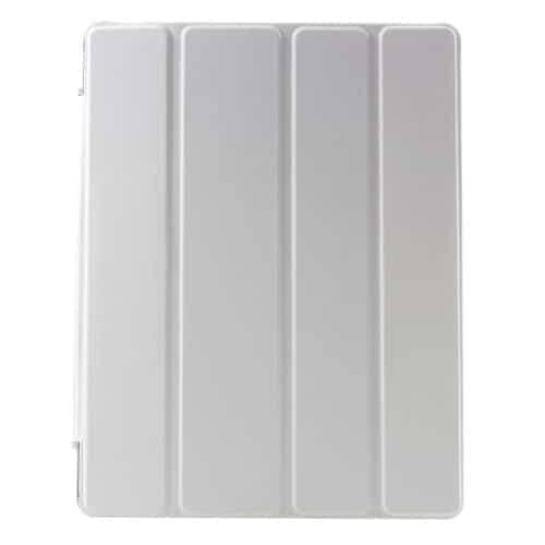 Ipad 2/3/4 – 4-fold Smart Pu Læder Stand Cover – Hvid